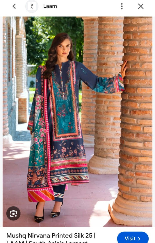MUSHQ RAWSILK BLUE