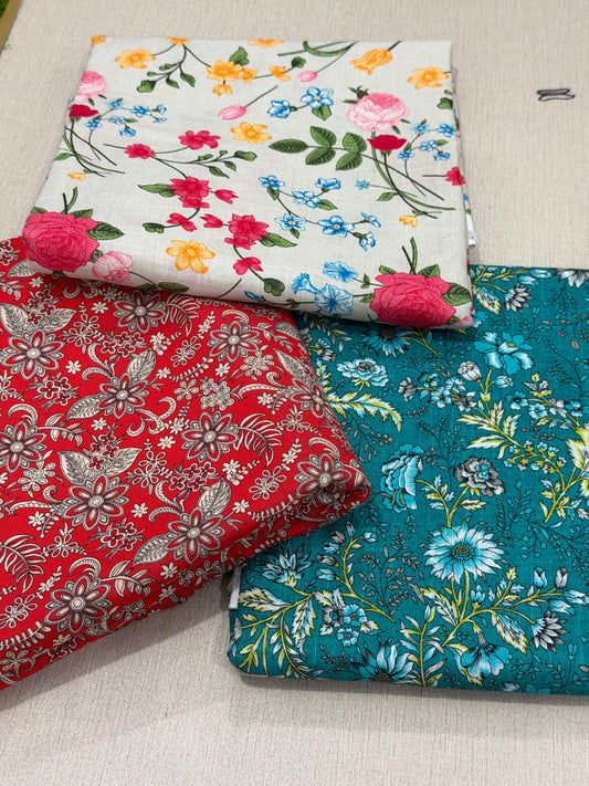 Printed Khadar 2piece