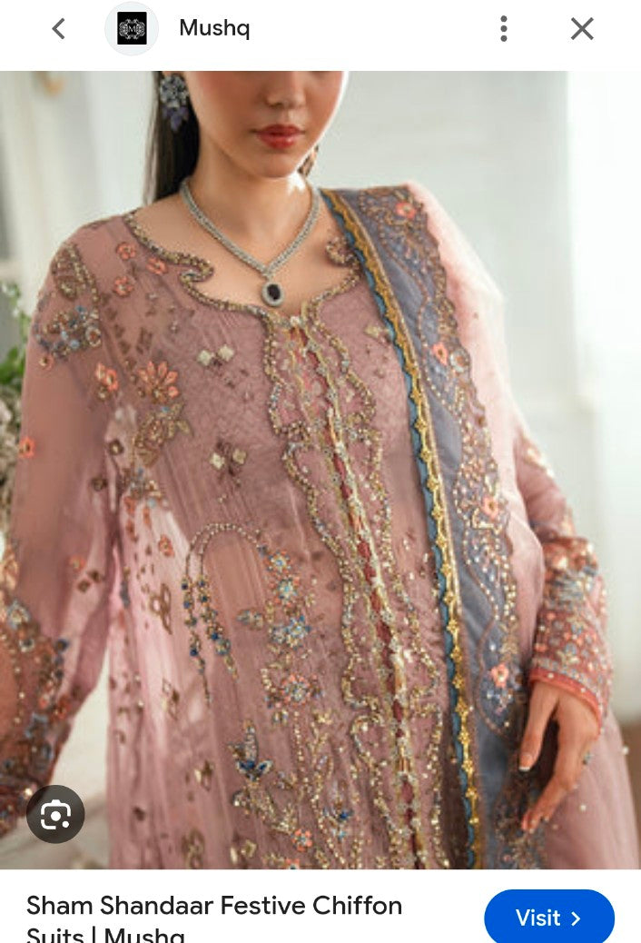 Mushq Wedding Hand work Article
