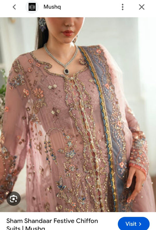 Mushq Wedding Hand work Article