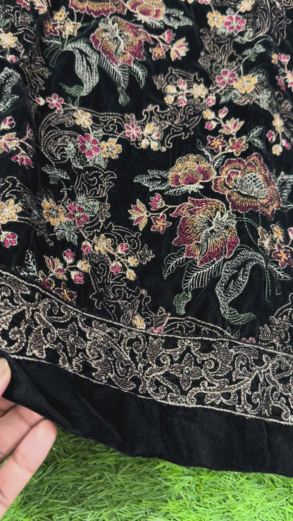 Breeze Velvet Shawl