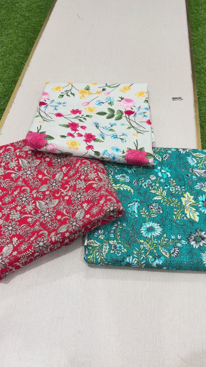 Printed Khadar 2piece